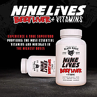 Мультивитамины Nine Lives [Beef Liver + Vitamins] (160 caps) - Говяжья печень + мультивитамины