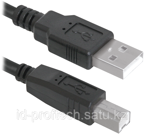 Кабель Defender USB04-10 USB 2.0, AM-BM 3м, BULK (пл. пакет), СУПЕРЦЕНА! - фото 1 - id-p115880426