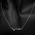 Серебряное ожерелье "Любовь" на арабском языке, колье, цепочка, серебро 925, Pandora пандора, фото 5