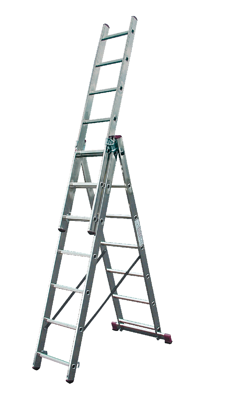 Трехсекционная универсальная лестница CORDA 3х6 (10360)