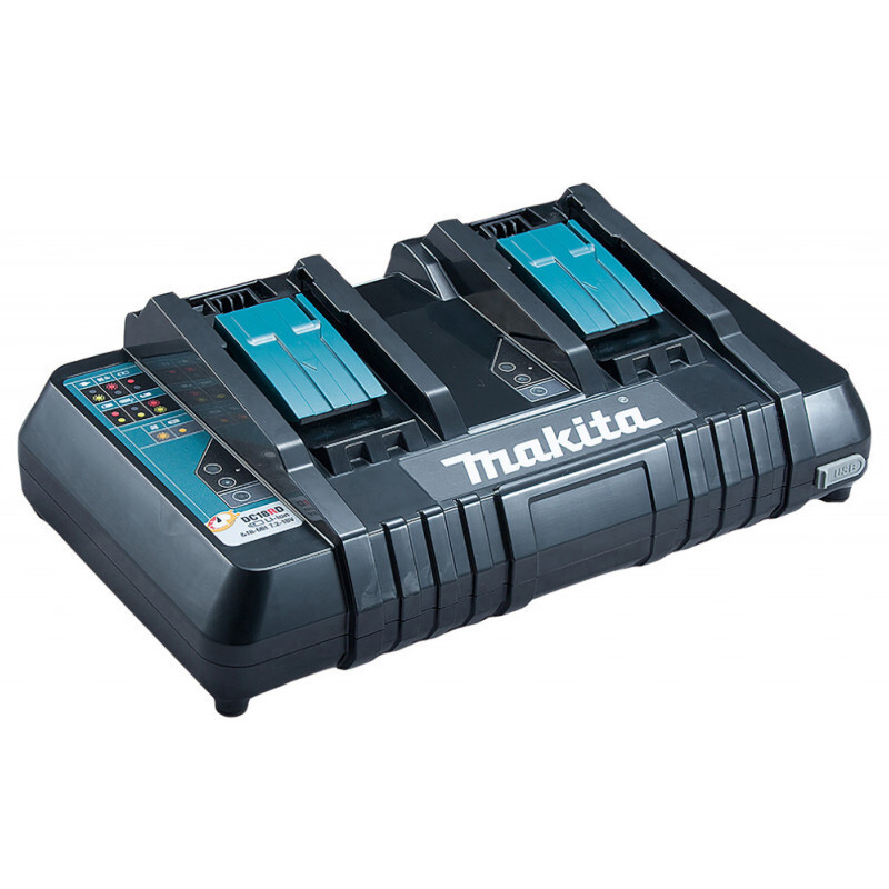 Зарядное устройство DC18RD двухпортовое Makita 630876-7