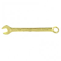 14979 Ключ комбинированный, 13 мм, желтый цинк// Сибртех