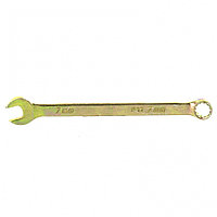 14973 Ключ комбинированный, 7 мм, желтый цинк// Сибртех