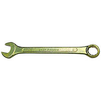 14984 Ключ комбинированный, 22 мм, желтый цинк// Сибртех