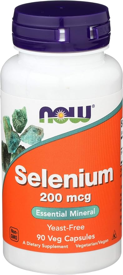 NOW Selenium 200 мкг Селен, 90 капсул - фото 1 - id-p115885106