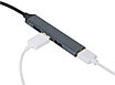 USB-хаб Link с коннектором 2-в-1 USB-C и USB-A, 2.0/3.0, серый, фото 6
