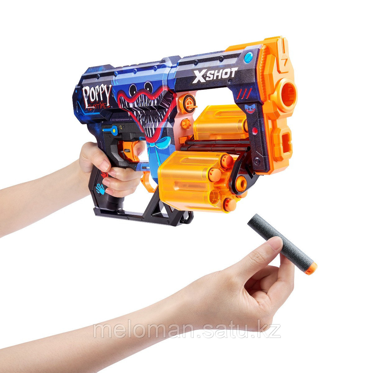 X-Shot: Skins. Бластер Dread Poppy Playtime - Jumpscare с 12 стрелами - фото 2 - id-p115885939
