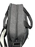 Мужская сумка-мессенджер, через плечо "DISEL", из брезента. Высота 32 см, ширина 27 см, глубина 8 см., фото 7