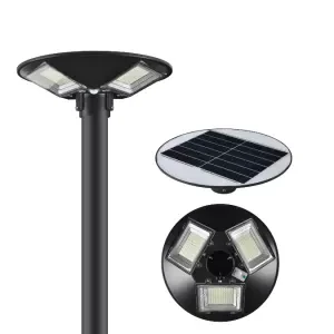 Светильник уличный парковый LED 150 Вт с солнечной панелью - фото 1 - id-p115890445