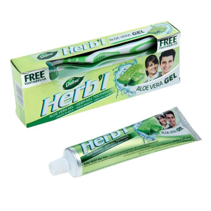 Dabur Herb I - Зубная паста с щеткой Алоэ Вера - фото 1 - id-p115890814