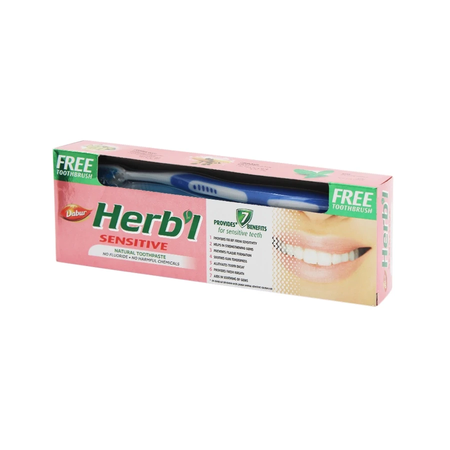 Dabur Herb I - Зубная паста с щеткой для чувствительных зубов - фото 1 - id-p115890817