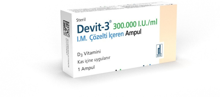 Devit-3 300.000 I.U / ml . Витамин Д3 для инъекций. 1 ампула - фото 1 - id-p115896493