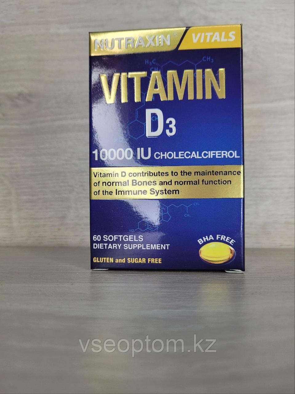 Nutraxin Vitamin D3 10000 IU ( Витамин D3 ) 60 таблеток