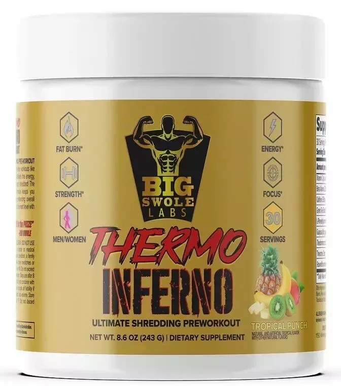 Предтренировочный комплекс Thermo Inferno, 243 g, Big Swole Labs - фото 1 - id-p115896845