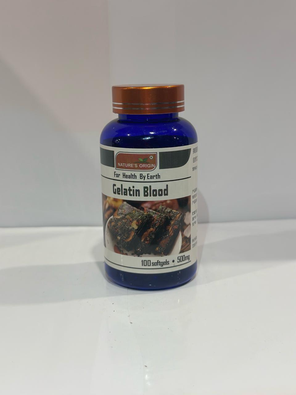 Желатин ( Gelatin Blood ) помогает от малокровия, производит увлажнение сухости, останавливает кровотечение - фото 1 - id-p115776435