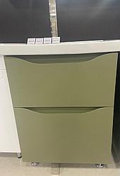 Тумба на ножках "Севилья-100" в комплекте с умывальником "Sava-100" олива матовая  ***!