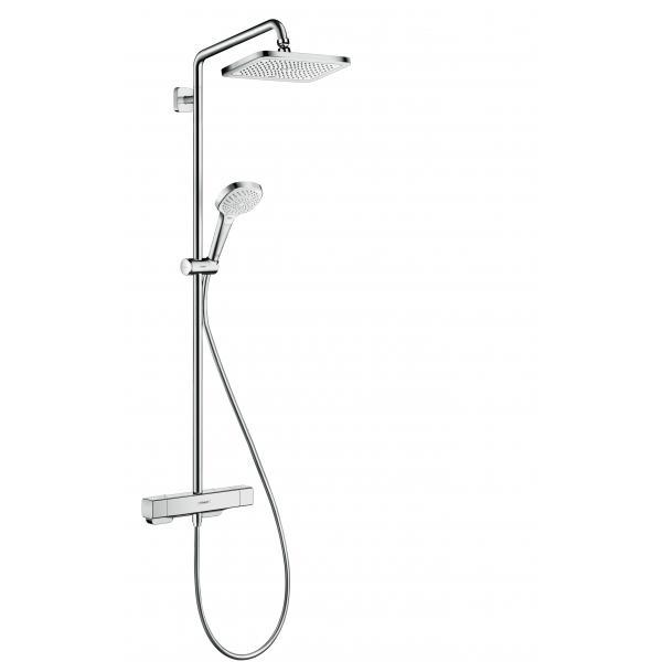 Душевая система с термостатом для душа Hansgrohe Croma E Showerpipe 280 27630000, хром - фото 1 - id-p115897101