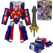 3-7 Трансформер Super robot на картонке 2 вида, 30*21см, фото 2