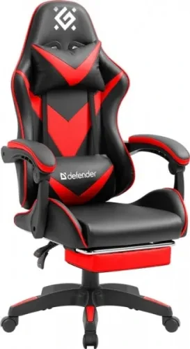 Игровое кресло Defender Minion (M) подставка под ноги красный 64325 - фото 1 - id-p115587052