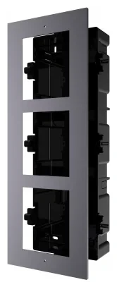 Врезная монтажная рамка на 3 модуля Hikvision DS-KD-ACF3/Plastic - фото 1 - id-p114876128