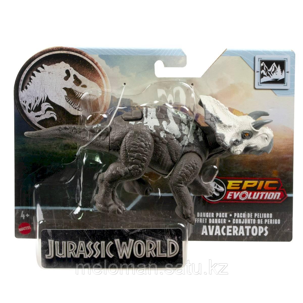 Jurassic World: Фигурка динозавра Danger Pack - Avaceratops - фото 6 - id-p115900365