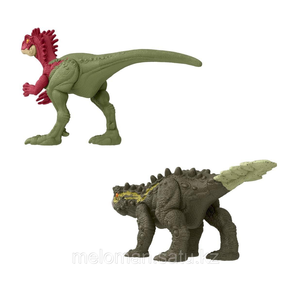 Jurassic World: Фигурка динозавра Danger Pack - Eoraptor vs. Stegouros - фото 1 - id-p115900368