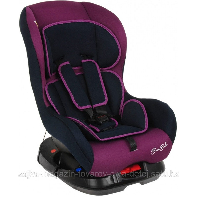 BAMBOLA Удерживающее устройство для детей 0-18 кг BAMBINO ISOFIX Фиолетовый/Синий