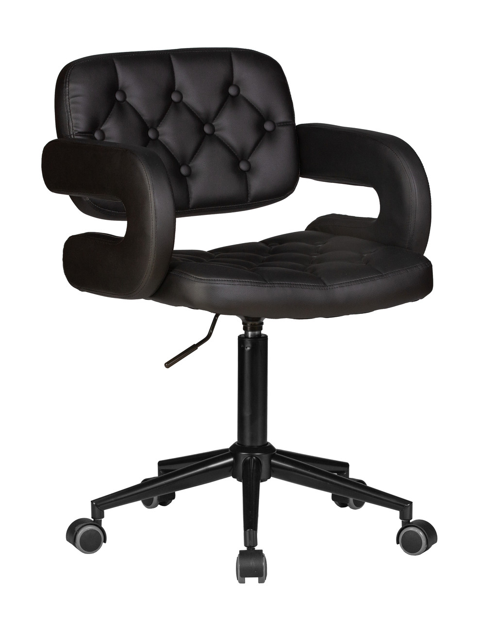 Офисное кресло для персонала  LARRY BLACK, чёрный