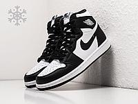 Зимние Кроссовки Nike Air Jordan 1 High 41/Черный