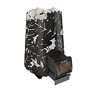 Дровяная банная печь Grill'D Dubravo 180 Long, дверца со стеклом