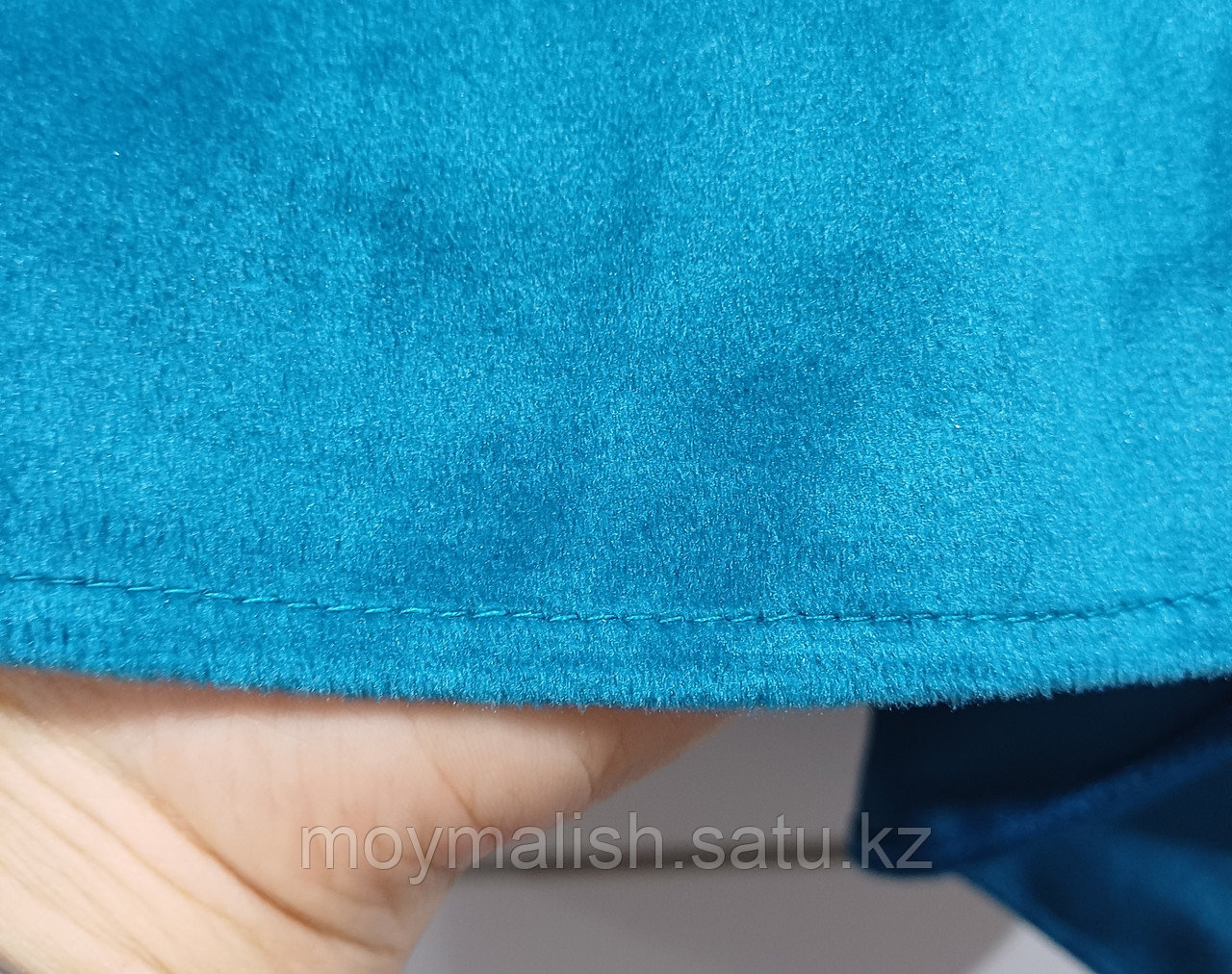 Жилет (размеры 9-15 г) казахский национальный с орнаментами для девочек синий - фото 3 - id-p115903526