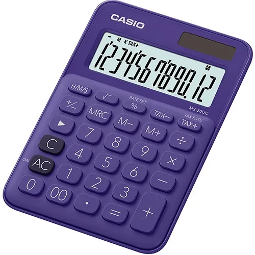 Калькулятор настольный CASIO MS-20UC-PL-W-EC - фото 1 - id-p115906923