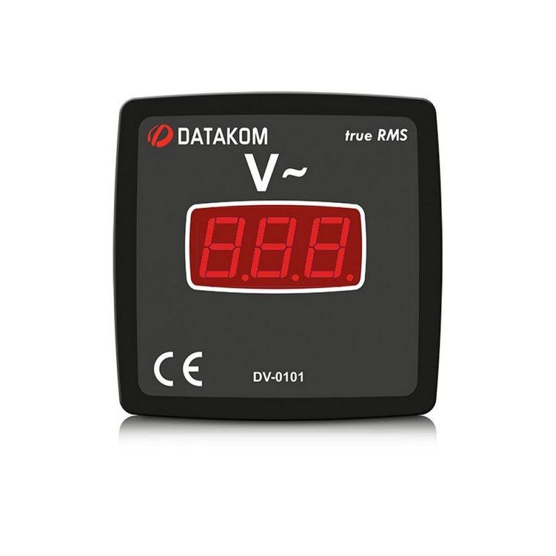 Вольтметр Datakom DV-0101 96х96 1-фазный, изолированное питание - фото 1 - id-p75753341