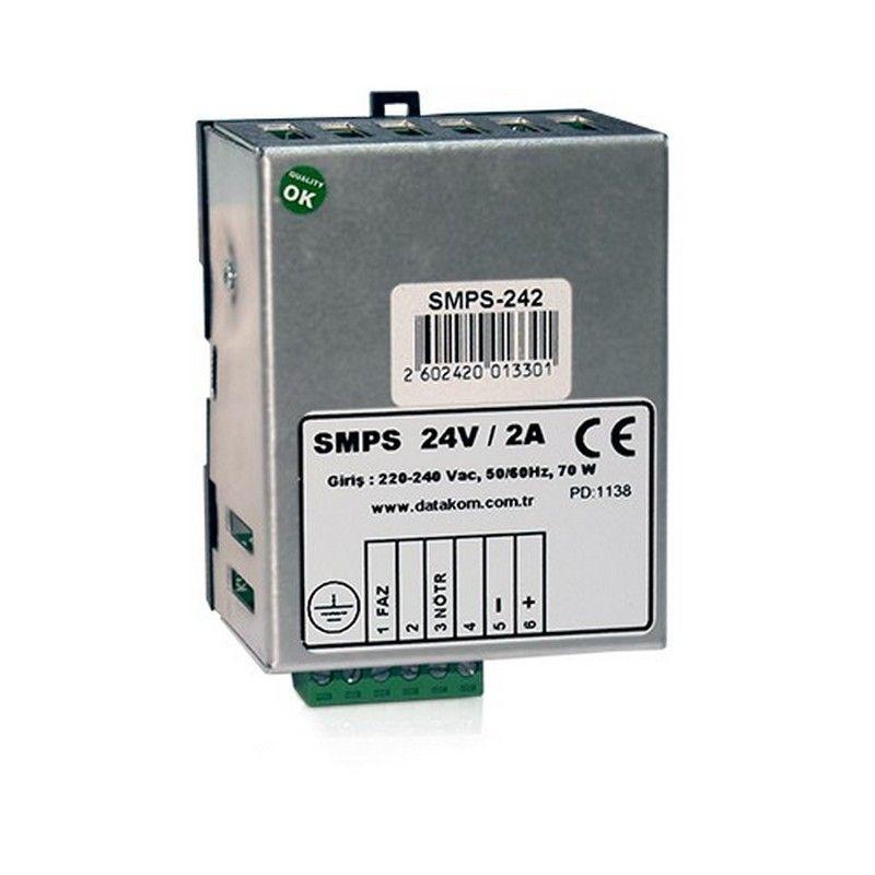 Зарядное устройство Datakom SMPS-124 Din rail (12В 4А монтаж на Din-рейку) - фото 1 - id-p109249771