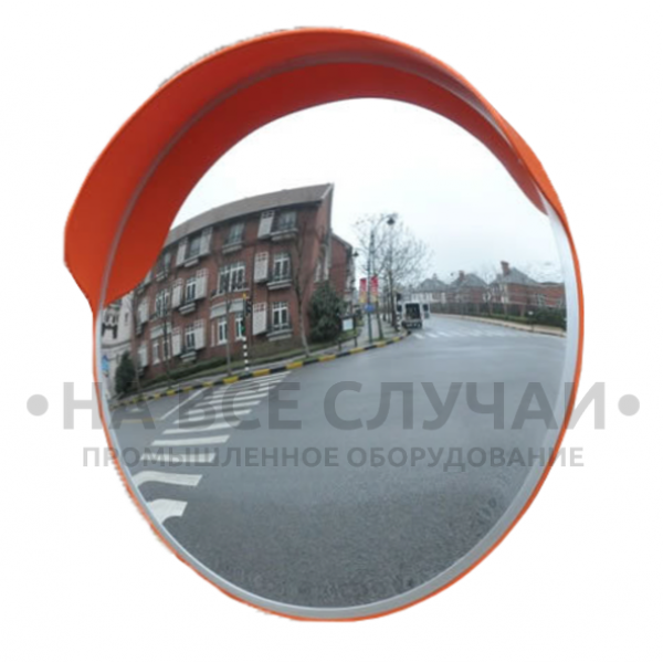 Дорожное сферическое зеркало с козырьком диаметром 1000мм - фото 1 - id-p114464790