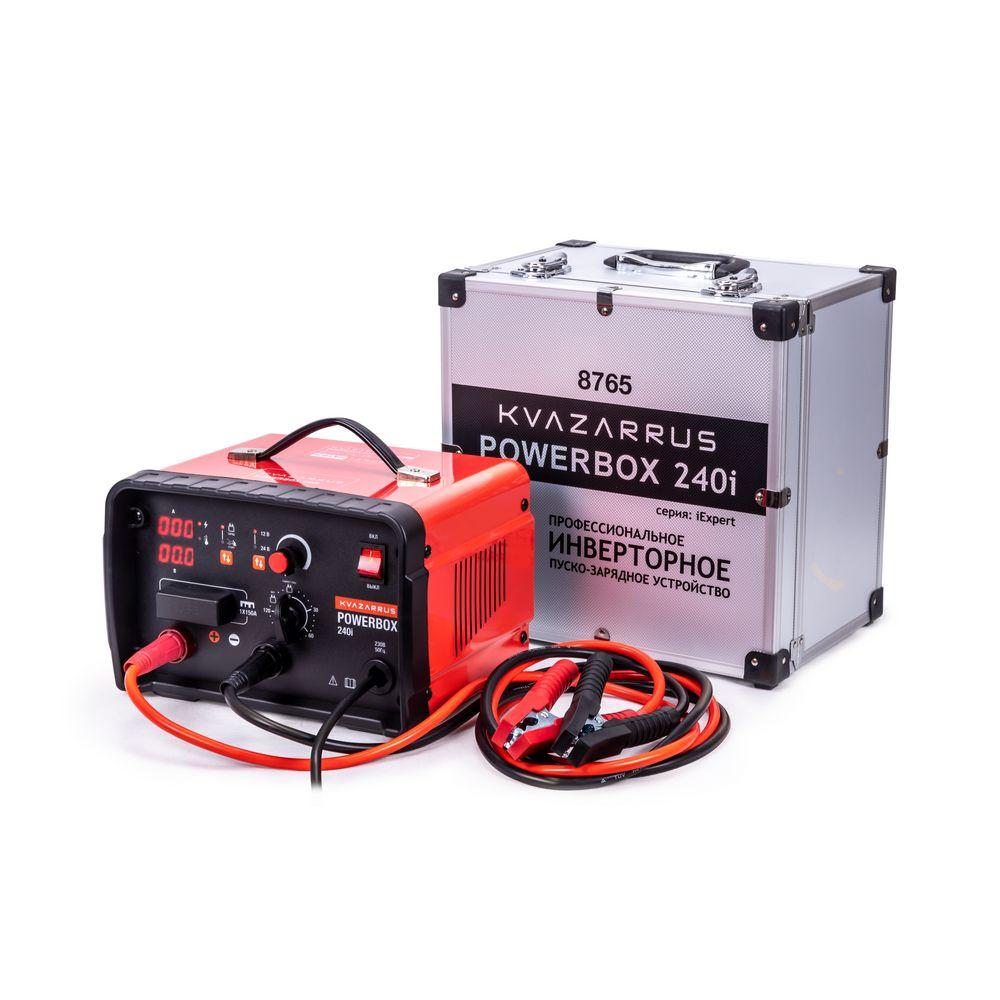 Инверторное пуско-зарядное устройство KVAZARRUS PowerBox 240i, таймер, алюминиевый кейс, фото 1