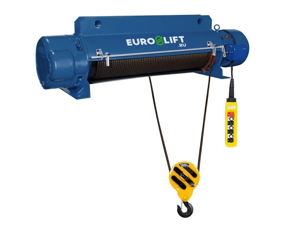 EURO-LIFT CD1 2 т, 24 м Канатный стационарный тельфер