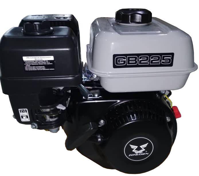 Двигатель бензиновый Zongshen GB 225 (d-20 мм) - фото 1 - id-p100848156