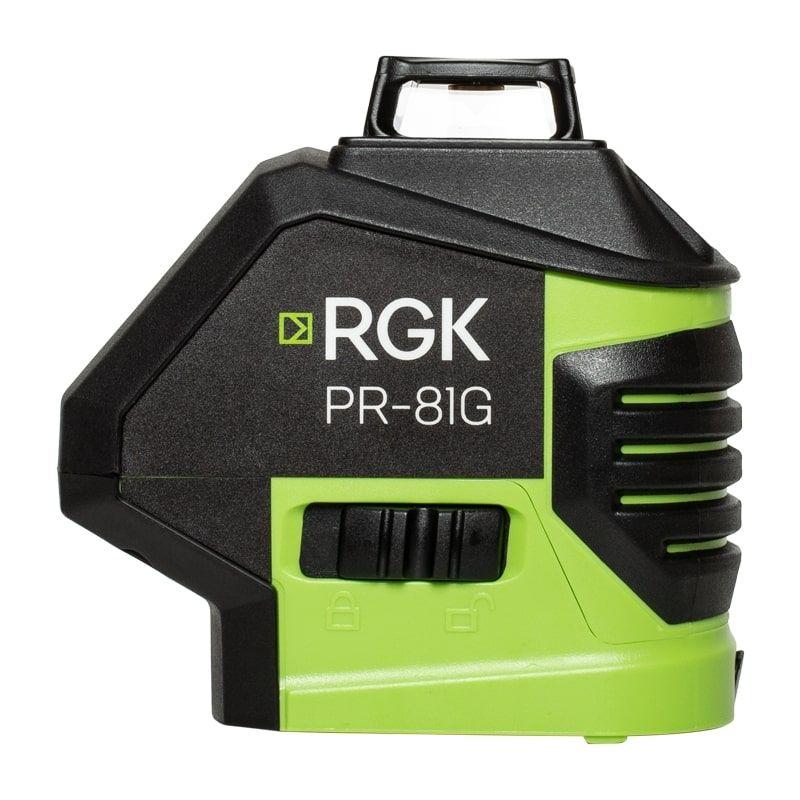 Комплект: лазерный уровень RGK PR-81G + штанга-упор - фото 1 - id-p114988123