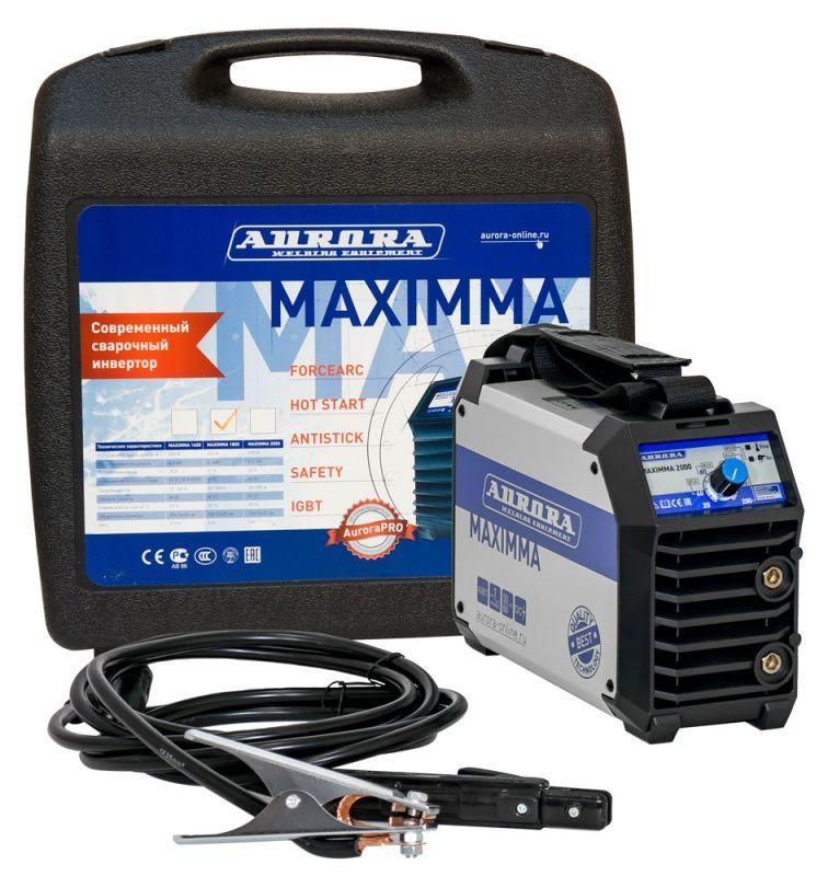 Сварочный инвертор Aurora MAXIMMA 1600 с аксессуарами в кейсе - фото 1 - id-p93077268