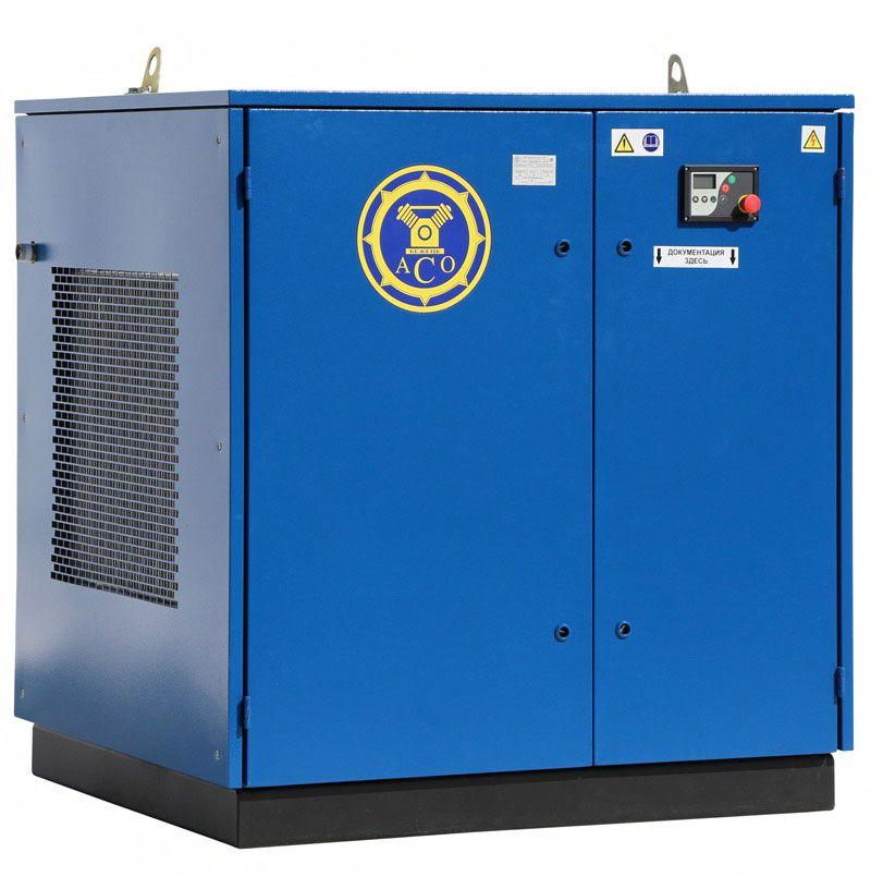 Винтовой компрессор с ременным приводом без ресивера АСО ВК 30-10, фото 1
