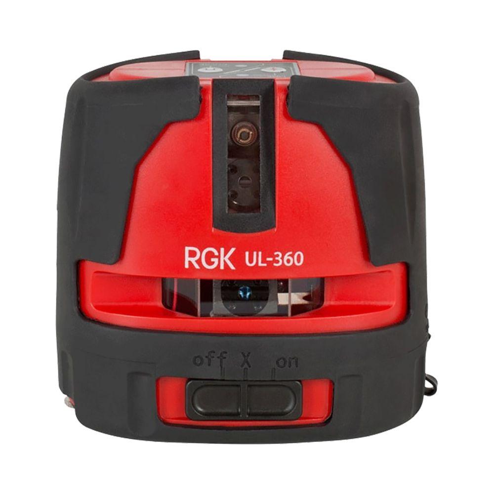 Комплект: лазерный уровень RGK UL-360 + штатив приемник рейка платформа - фото 1 - id-p115175983