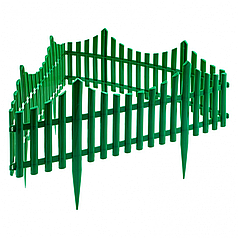 Забор декоративный "Гибкий", 24х300 см, зеленый, Россия// Palisad