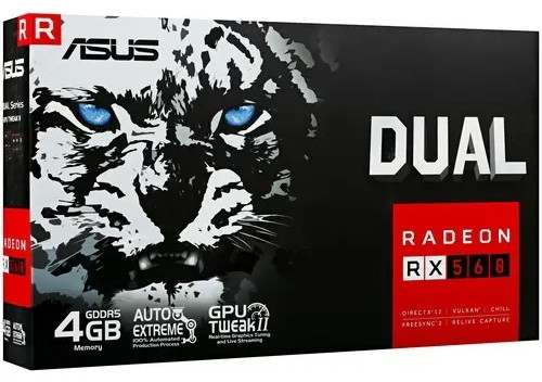 Видеокарта ASUS AMD Radeon DUAL-RX560-4G - фото 5 - id-p115908542