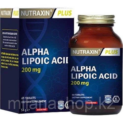 Nutraxin Alpha Lipoic Acid 200 mg ( Альфа липоевая кислота ) 60 таблеток - фото 1 - id-p115909292