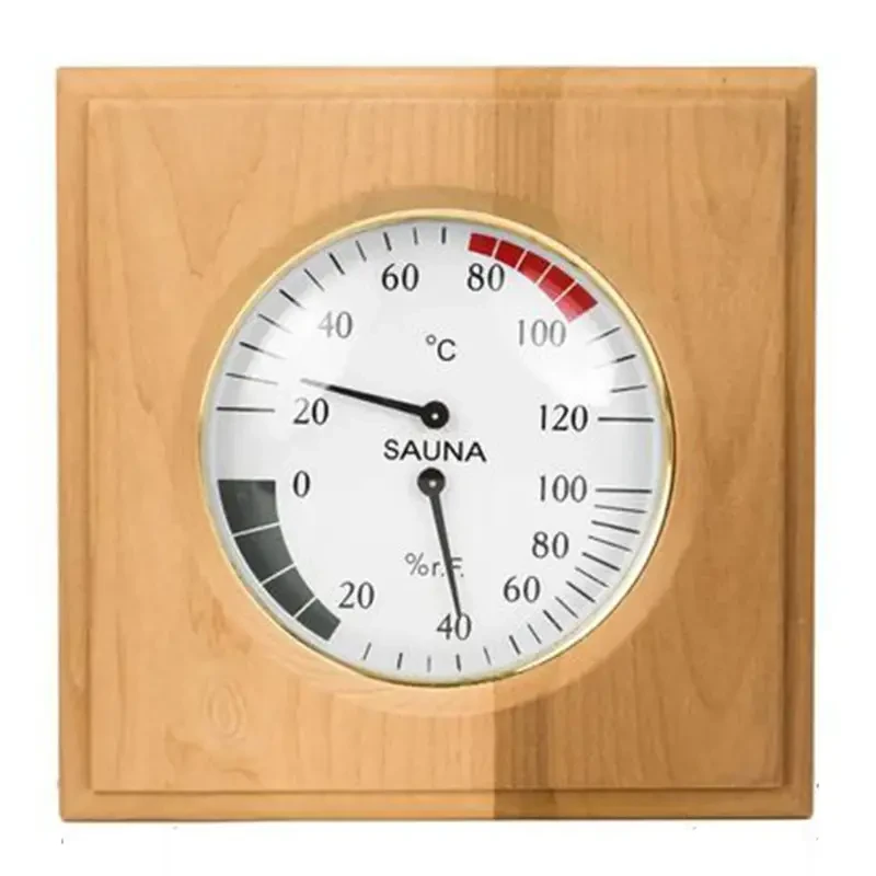 Термогигрометр ТН 11R квадрат, канадский кедр - фото 1 - id-p115910802