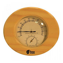 Термометр с гигрометром «Банная станция» 16×14×3 см