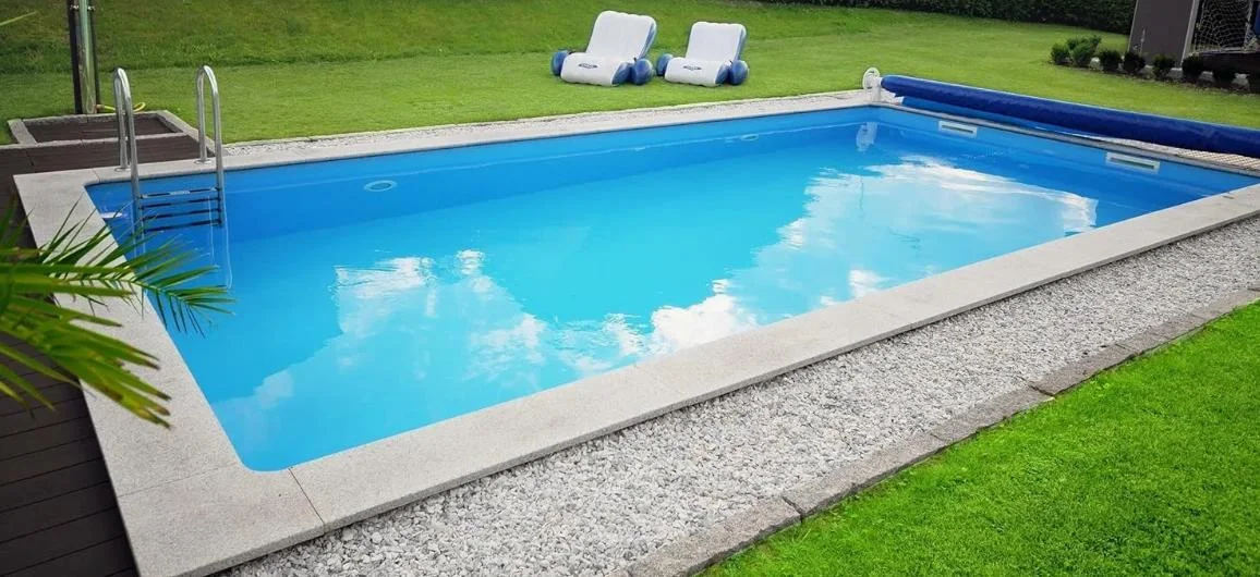 Строительство бассейна 3х9 метра (плёнка европейская, стены из скц)