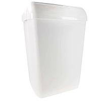 Настенная корзина для мусора Breez Maxi – 43 л. (Пластик белая)
