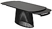 Стол DESIO 180 PURE BLACK SOLID CERAMIC Черный мрамор матовый, керамика/Черный каркас,, фото 5